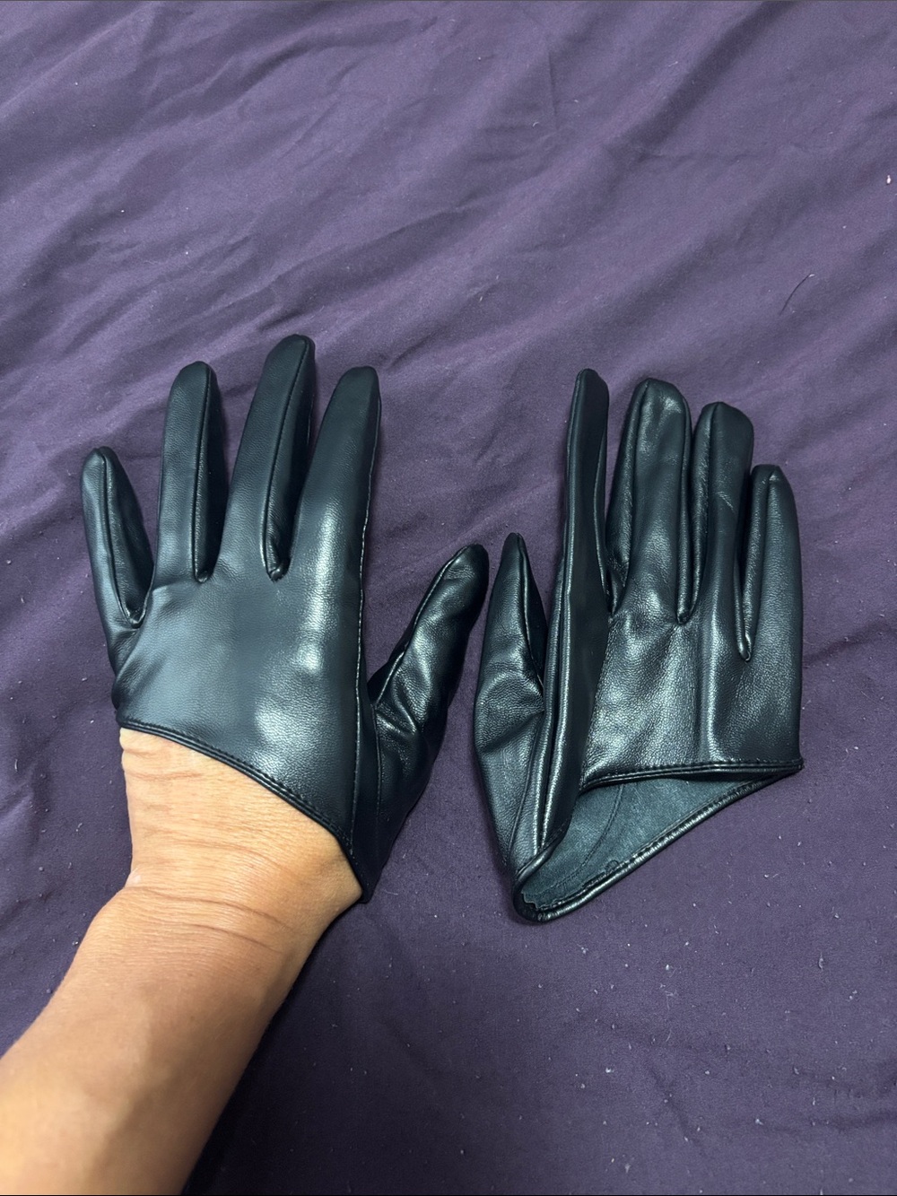 Women’s Lady Gaga Black Gloves